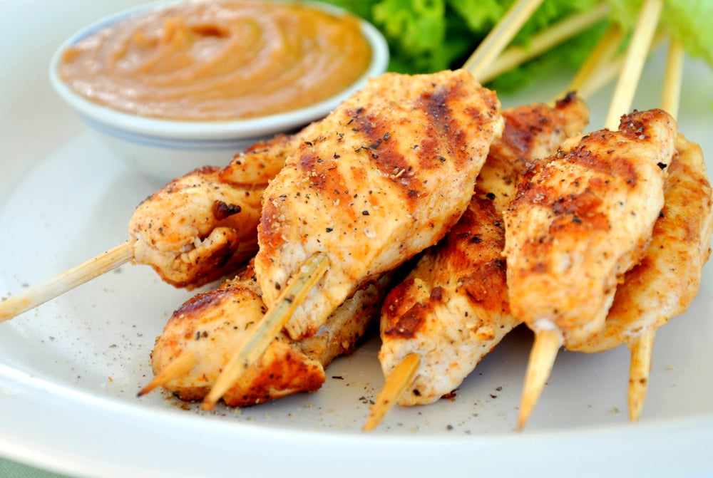 Grilled Chicken Trader Joe's Jerk Chicken Skewers Easy Trader