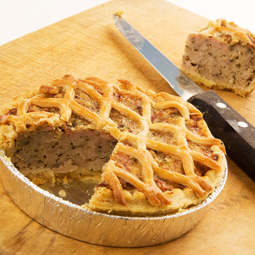 Large Cooked Sausage Pie