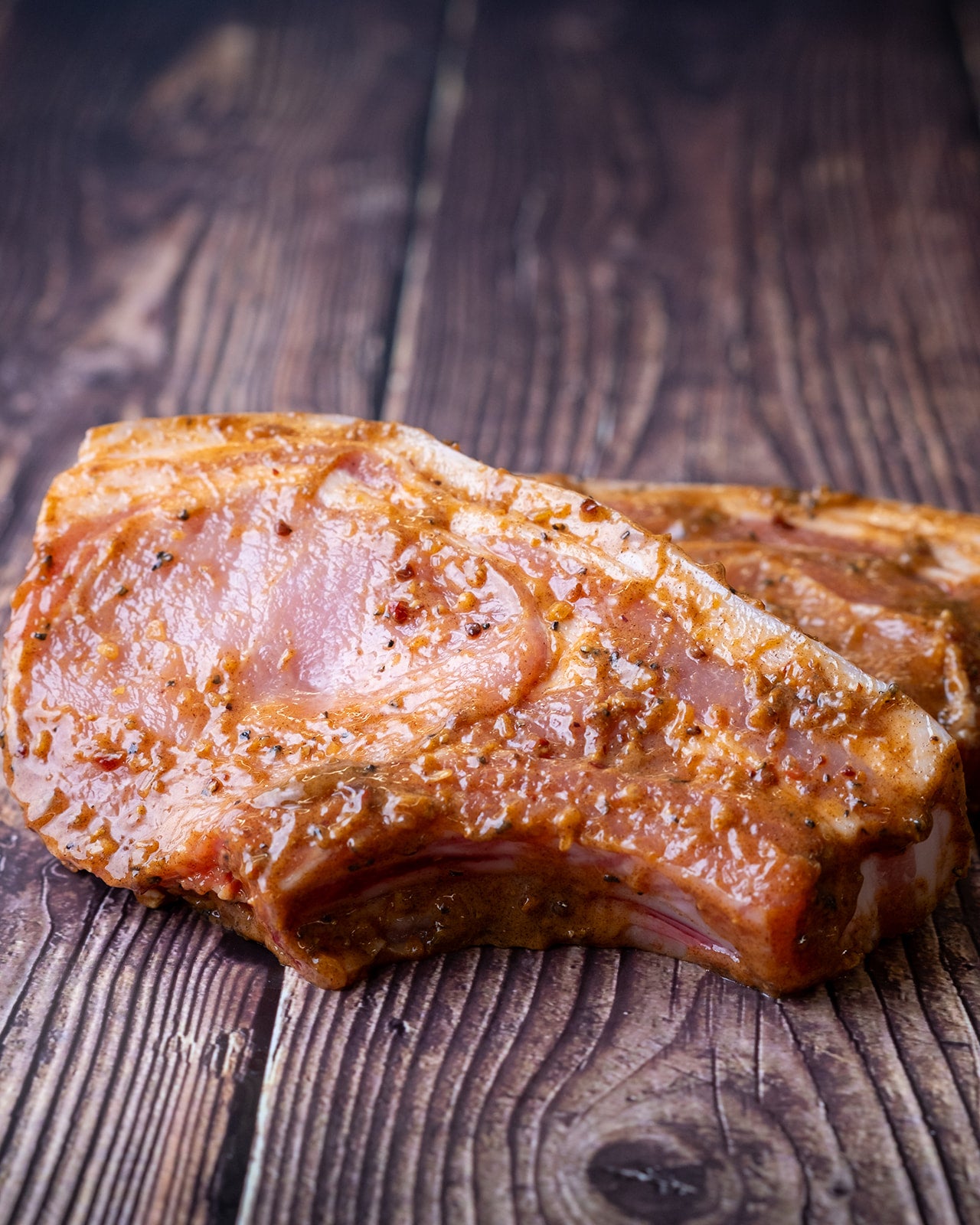 2 x Chargrilled Marinated Pork Loin Cutlets