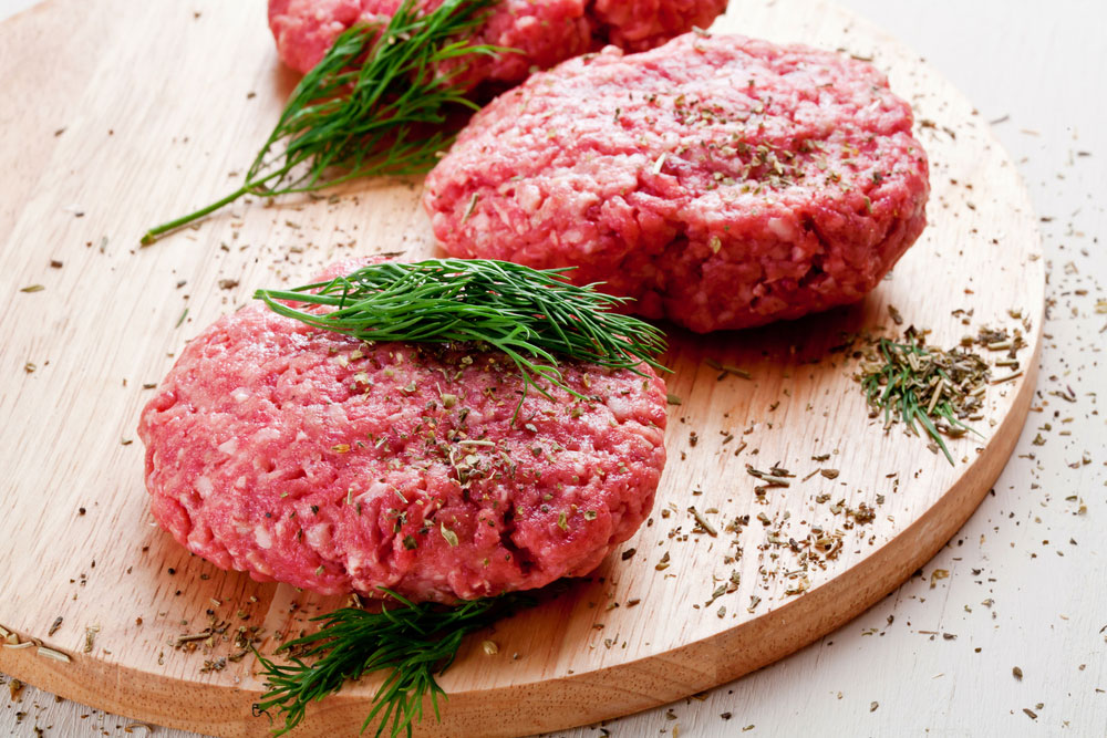 4 x Minted Lamb Burgers