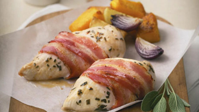 2 x Stuffed Chicken Breasts - (Cranberry & Apple)